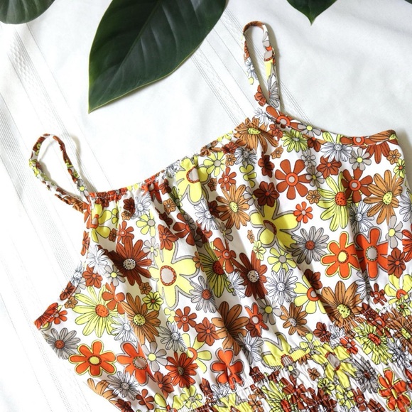 Retro floral tank top - Picture 4 of 8